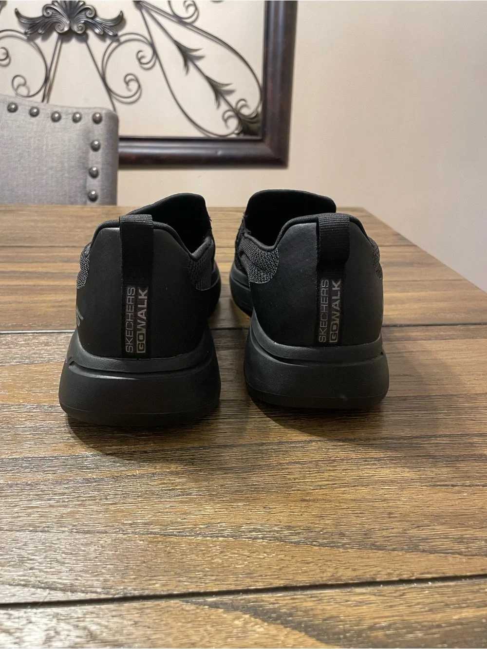 Skechers GO WALK Arch Fit - Idyllic Slip-on Sneaker Shoe Black Men’s 8 216121